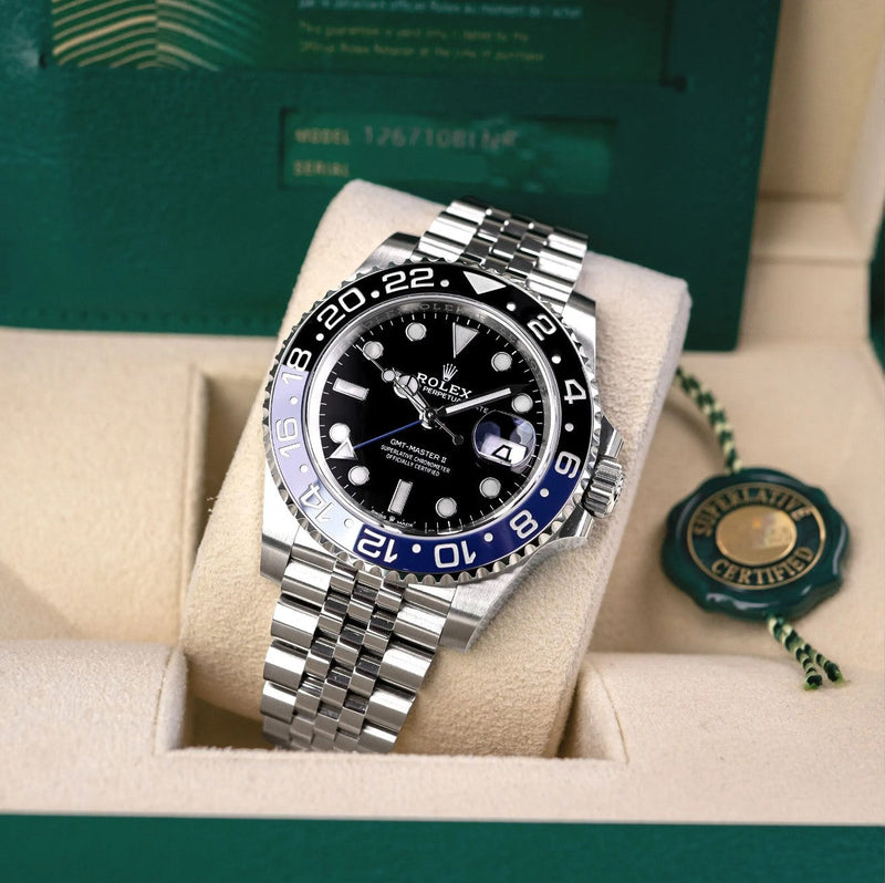 GMT-Master II "BATMAN" 126710BLNR Jubilee For Men
