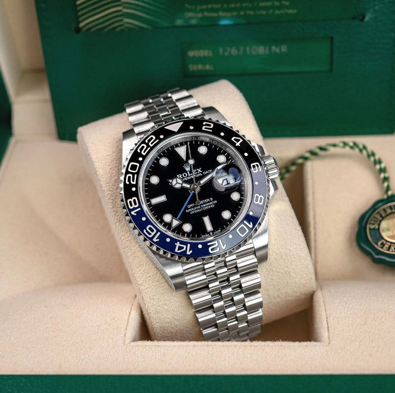 GMT-Master II "BATMAN" 126710BLNR Jubilee For Men