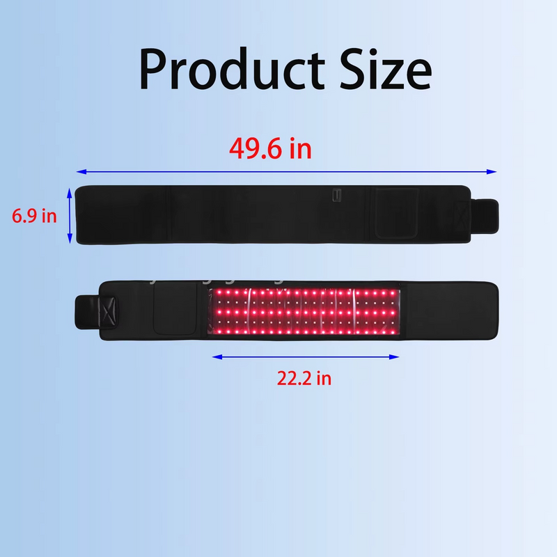 Red & Infrared Light Therapy Belt for Fat Burn & Slimming – Zella Mall™