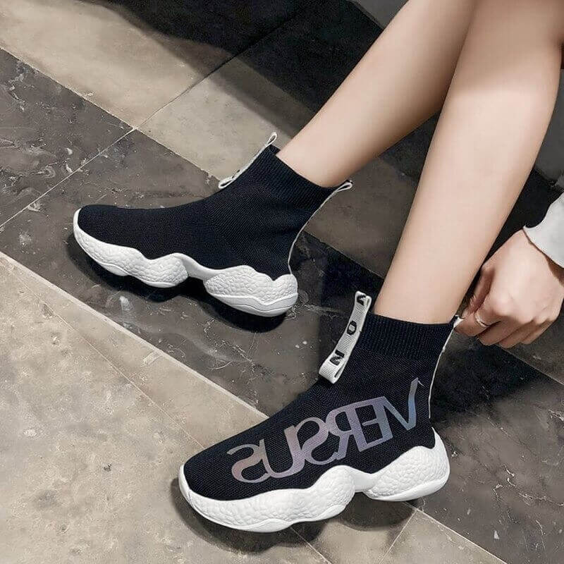 WOMEN Zella Mall™ SNEAKER HIGH-TOP SOCK